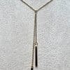 collier acier inoxydable femme doré minimaliste pendentifs