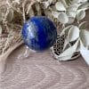 Lapis lazuli pierre naturelle – sphère 4 cm polie bleu intense avec inclusions dorées