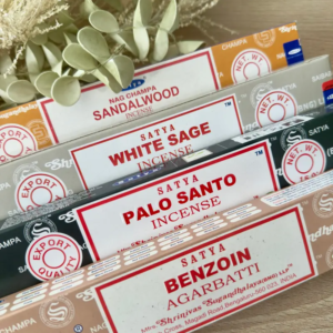 encens satya différents parfums naturels bâtons